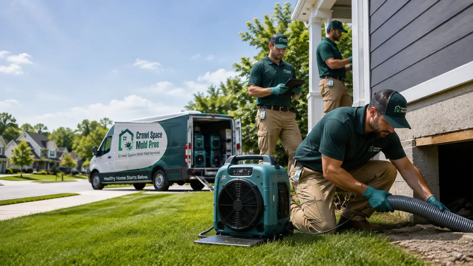 Crawl Space Mold Removal in Waterloo, IN